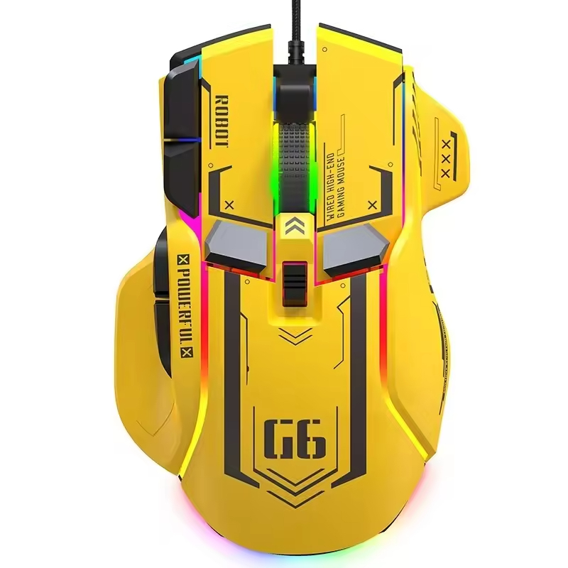 12800 DPI 10D RGB Wired Gaming Mouse
