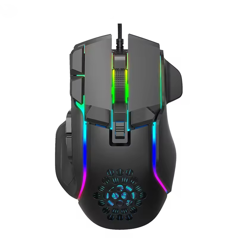 10 Buttons 12800 DPI USB Wired Gaming Mechanical Mouse